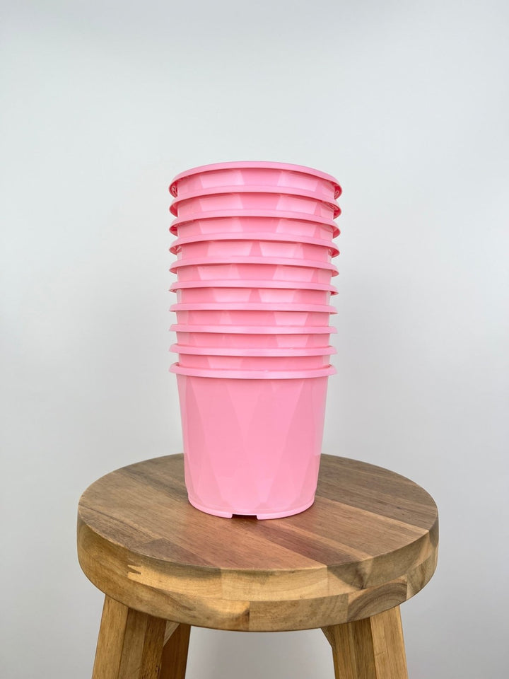 Impulse Pot 130mm - Pastel Pink - BULK 100 Pack | Uprooted