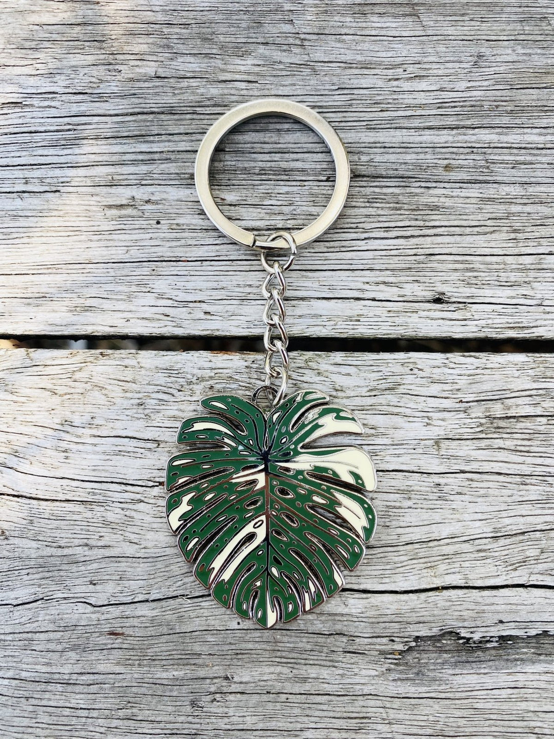 Mature Monstera Thai Constellation Keyring | Uprooted